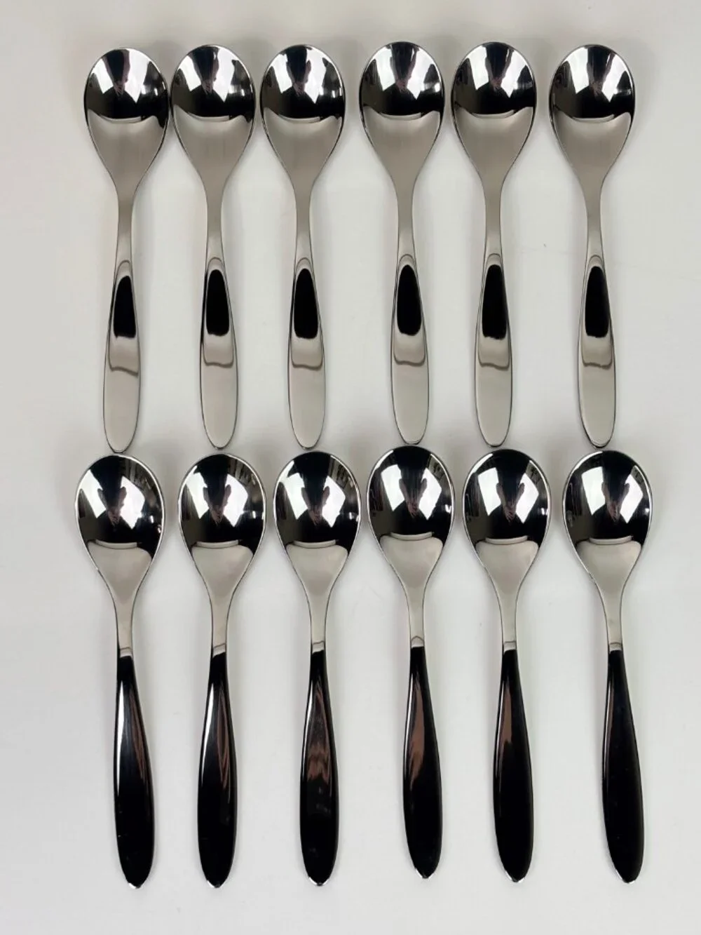 Bulk Lot of 240 Alessi for Delta Air Lines Stainless Teaspoons 5